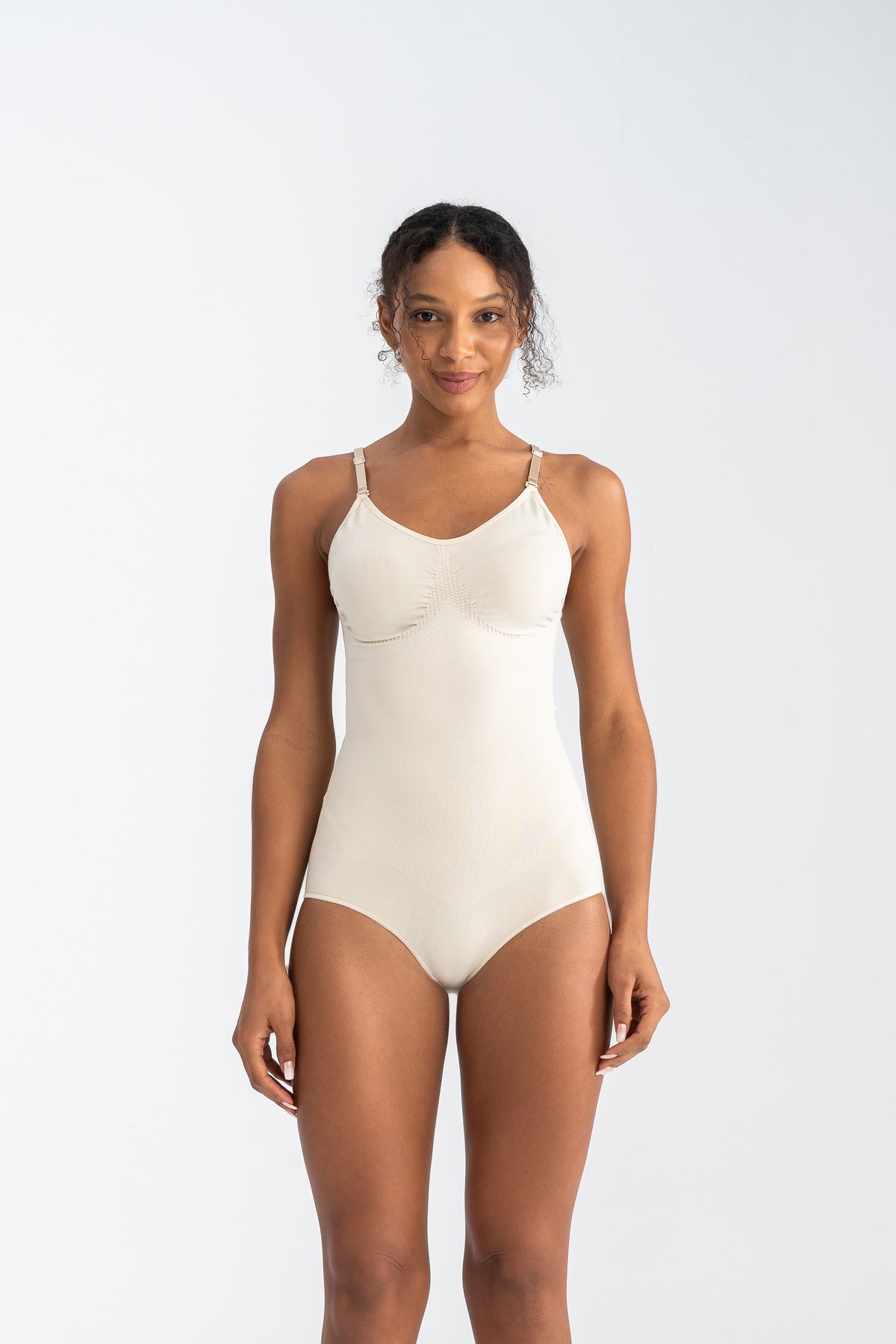 Topralayıcı İz Yapmayan Zıbın Korse Bej