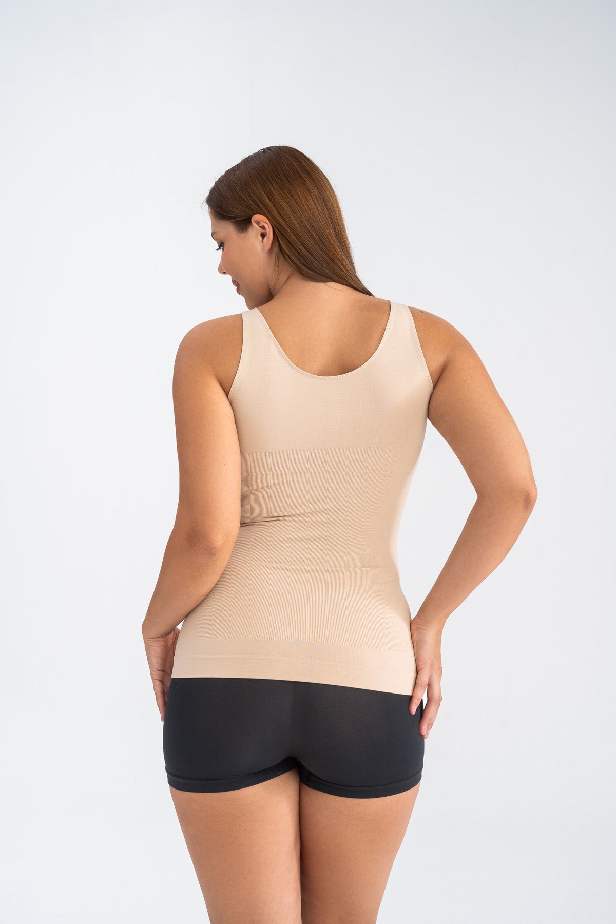 Toparlayıcı Premium Bej Bayan Korse Atlet