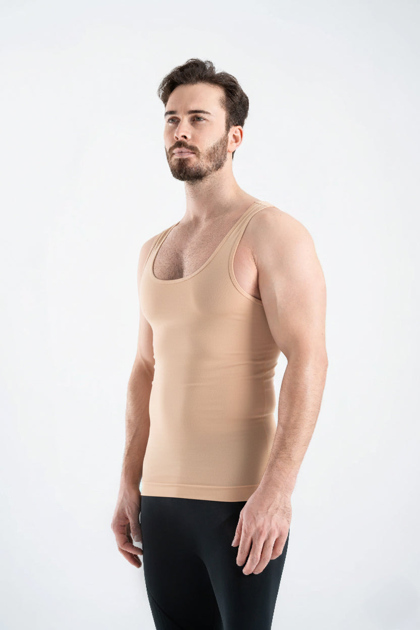 Full Korse Etkili İnceltici Erkek Korse Atlet Ten