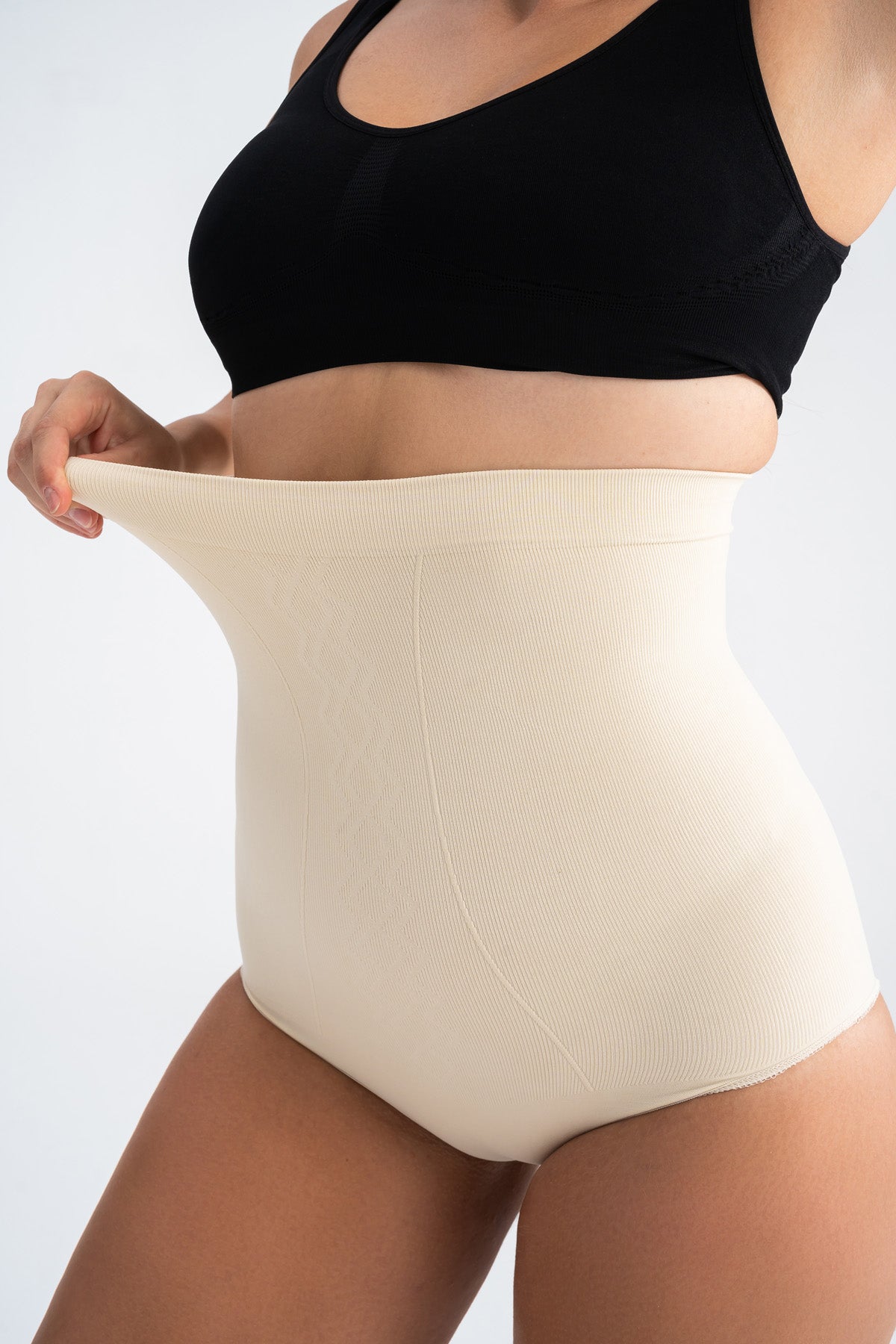 Toparlayıcı İnceltici Slip Korse Bej